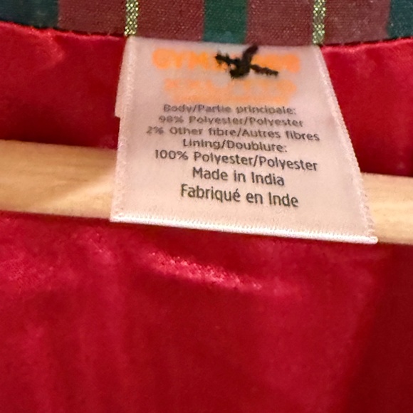 Gymboree Christmas Plaid Dupioni A-Line Wrap Midi Ruffle Dress Sz 2XL Adult 2963 - Picture 9 of 11